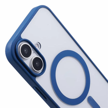 For iPhone 16 Plus Case Compatible with MagSafe Shockproof PC+TPU Clear Phone Cover