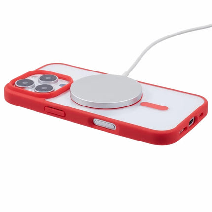 For iPhone 16 Pro Max Case Compatible with MagSafe Shockproof PC+TPU Clear Phone Cover