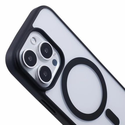 For iPhone 16 Pro Max Case Compatible with MagSafe Shockproof PC+TPU Clear Phone Cover