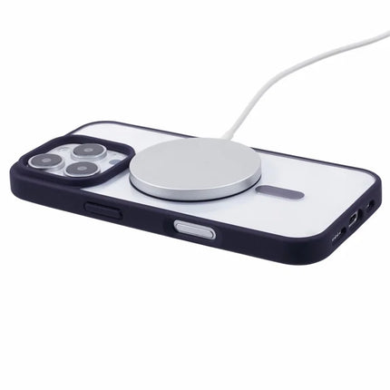 For iPhone 16 Pro Max Case Compatible with MagSafe Shockproof PC+TPU Clear Phone Cover
