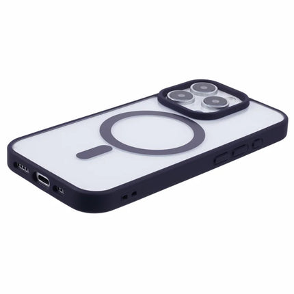 For iPhone 16 Pro Max Case Compatible with MagSafe Shockproof PC+TPU Clear Phone Cover
