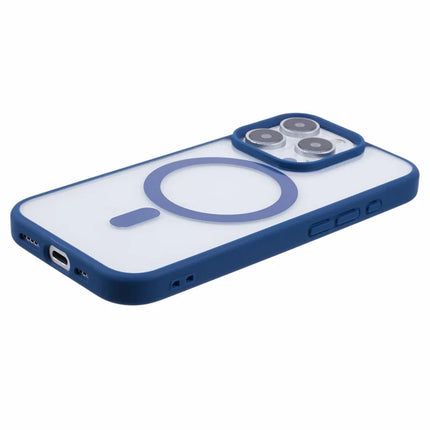 For iPhone 16 Pro Max Case Compatible with MagSafe Shockproof PC+TPU Clear Phone Cover