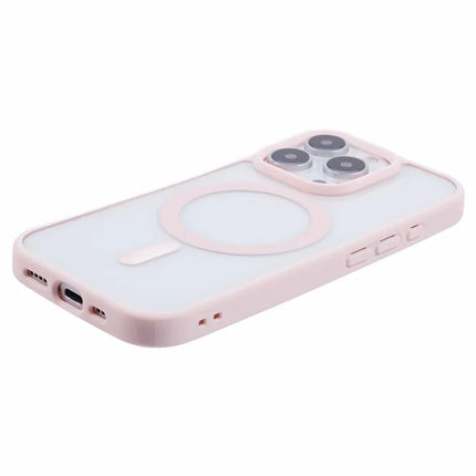 For iPhone 16 Pro Max Case Compatible with MagSafe Shockproof PC+TPU Clear Phone Cover