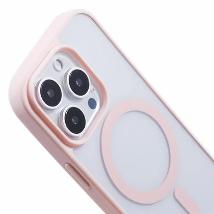 For iPhone 16 Pro Max Case Compatible with MagSafe Shockproof PC+TPU Clear Phone Cover