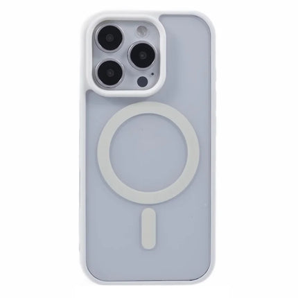 For iPhone 16 Pro Max Case Compatible with MagSafe Shockproof PC+TPU Clear Phone Cover