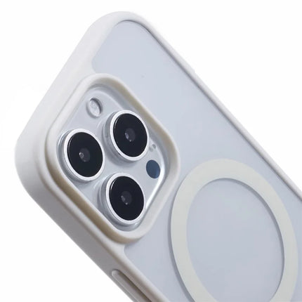 For iPhone 16 Pro Max Case Compatible with MagSafe Shockproof PC+TPU Clear Phone Cover
