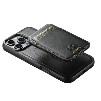 SUTENI H15 For iPhone 16 Pro Max Magnetic Case Detachable Card Holder Phone Cover