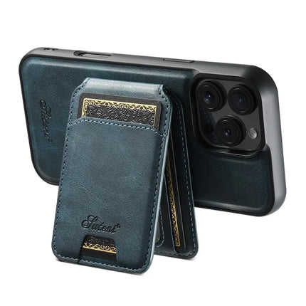 SUTENI H15 For iPhone 16 Pro Max Magnetic Case Detachable Card Holder Phone Cover