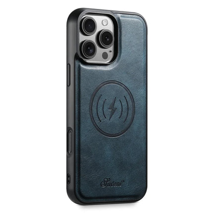 SUTENI H15 For iPhone 16 Pro Max Magnetic Case Detachable Card Holder Phone Cover