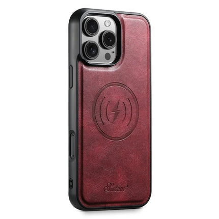 SUTENI H15 For iPhone 16 Pro Max Magnetic Case Detachable Card Holder Phone Cover