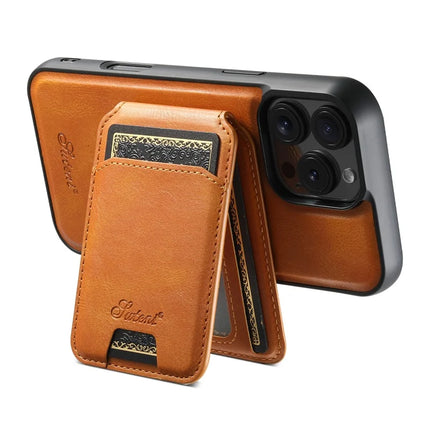 SUTENI H15 For iPhone 16 Pro Max Magnetic Case Detachable Card Holder Phone Cover