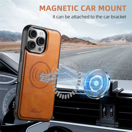 SUTENI H15 For iPhone 16 Pro Max Magnetic Case Detachable Card Holder Phone Cover