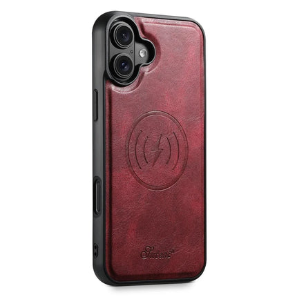 SUTENI H15 For iPhone 16 Plus Magnetic Case Detachable Card Holder Phone Cover