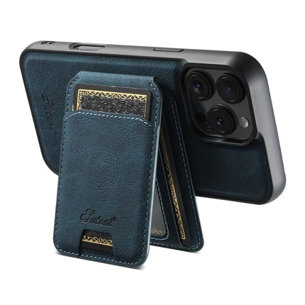 SUTENI H16 For iPhone 16 Pro Max Magnetic Case Kickstand Phone Cover Detachable Card Holder