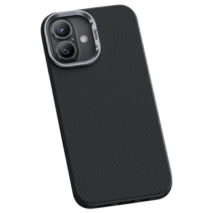 BENKS For iPhone 16 Plus Magnetic Case 600D Kevlar Aramid Fiber Phone Cover