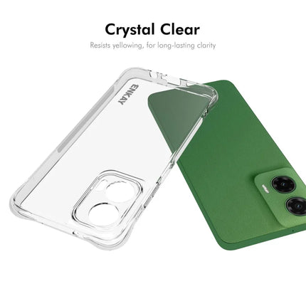 For Motorola Moto G35 5G Clear Phone Case ENKAY HAT PRINCE Shockproof Anti-Slip TPU Cover
