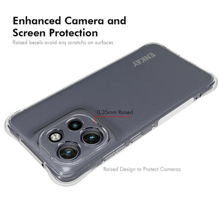 For Motorola Edge 50 Neo 5G / Moto S50 5G / Thinkphone 25 5G Clear Phone Case ENKAY HAT PRINCE Shockproof Anti-Slip TPU Cover