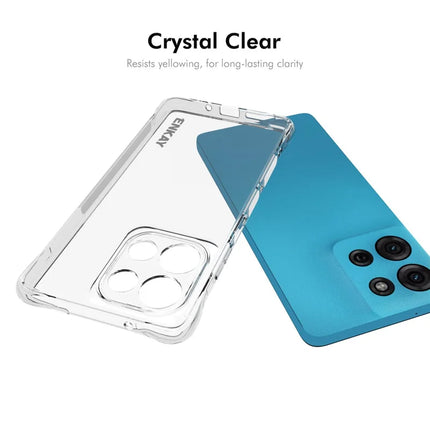 For Motorola Moto G75 5G Clear Phone Case ENKAY HAT PRINCE Shockproof Anti-Slip TPU Cover