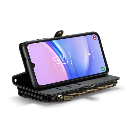 For Samsung Galaxy A16 5G / A16 4G Case CASEME C36 Series  Zipper Wallet Leather Phone Cover with Straps