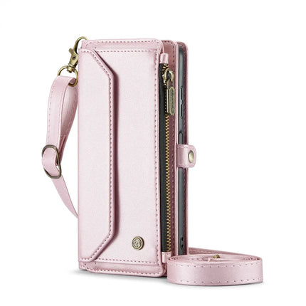 For Samsung Galaxy A16 5G / A16 4G Case CASEME C36 Series  Zipper Wallet Leather Phone Cover with Straps