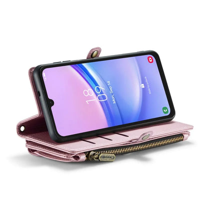 For Samsung Galaxy A16 5G / A16 4G Case CASEME C36 Series  Zipper Wallet Leather Phone Cover with Straps