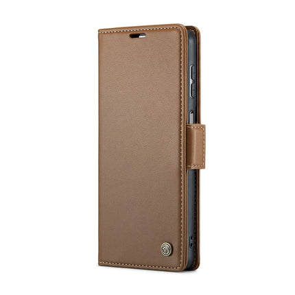 For Samsung Galaxy A16 5G / A16 4G Case CASEME 023 Series RFID Blocking Glossy Stand Phone Cover