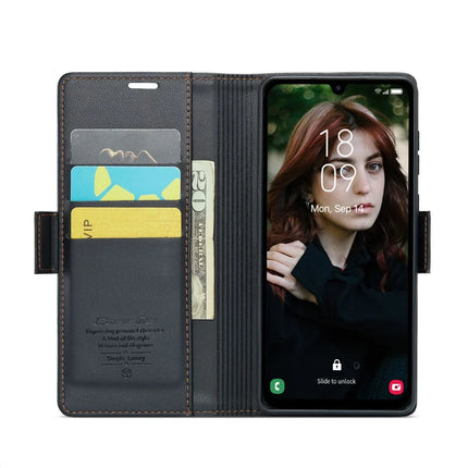 For Samsung Galaxy A16 5G / A16 4G Case CASEME 023 Series RFID Blocking Glossy Stand Phone Cover