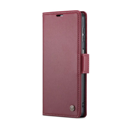For Samsung Galaxy A16 5G / A16 4G Case CASEME 023 Series RFID Blocking Glossy Stand Phone Cover