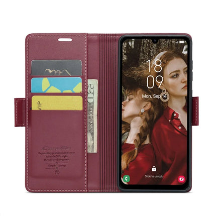 For Samsung Galaxy A16 5G / A16 4G Case CASEME 023 Series RFID Blocking Glossy Stand Phone Cover