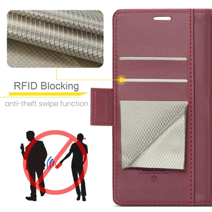 For Samsung Galaxy A16 5G / A16 4G Case CASEME 023 Series RFID Blocking Glossy Stand Phone Cover