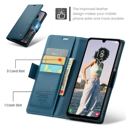 For Samsung Galaxy A16 5G / A16 4G Case CASEME 023 Series RFID Blocking Glossy Stand Phone Cover