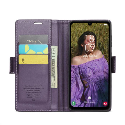 For Samsung Galaxy A16 5G / A16 4G Case CASEME 023 Series RFID Blocking Glossy Stand Phone Cover