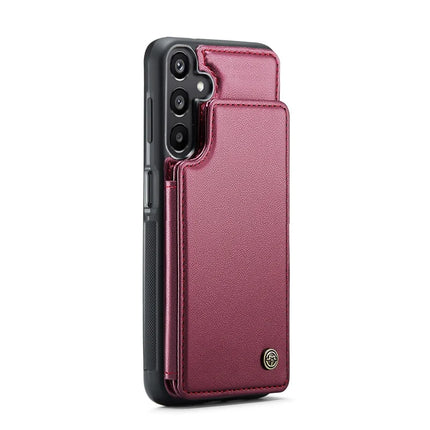 For Samsung Galaxy A16 5G / A16 4G Case CASEME C22 Series  Leather+TPU Cover RFID Blocking 5 Card Slots