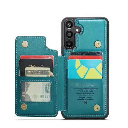 For Samsung Galaxy A16 5G / A16 4G Case CASEME C22 Series  Leather+TPU Cover RFID Blocking 5 Card Slots