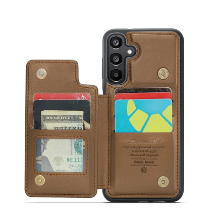 For Samsung Galaxy A16 5G / A16 4G Case CASEME C22 Series  Leather+TPU Cover RFID Blocking 5 Card Slots
