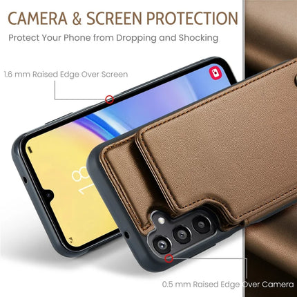 For Samsung Galaxy A16 5G / A16 4G Case CASEME C22 Series  Leather+TPU Cover RFID Blocking 5 Card Slots