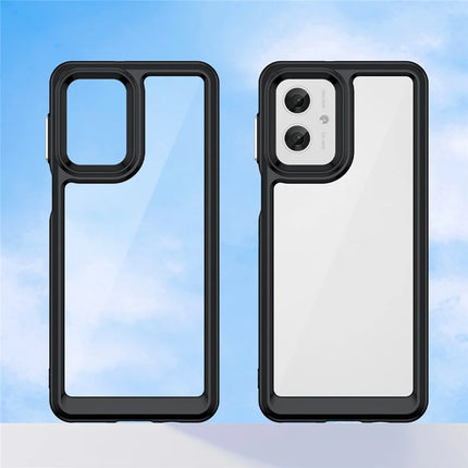 For Motorola Moto G55 5G Case TPU +Acrylic Protective Clear Phone Cover