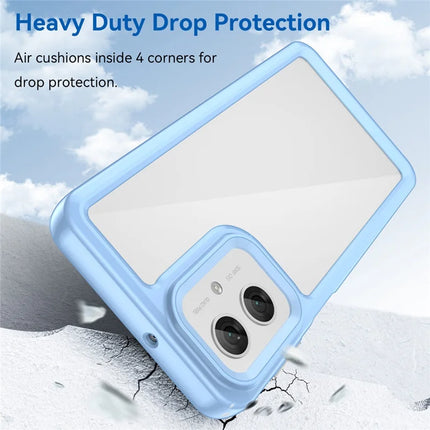 For Motorola Moto G55 5G Case TPU +Acrylic Protective Clear Phone Cover