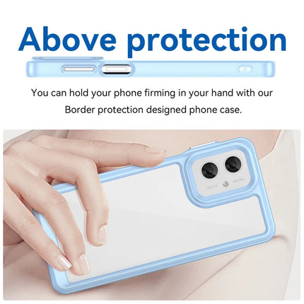 For Motorola Moto G55 5G Case TPU +Acrylic Protective Clear Phone Cover