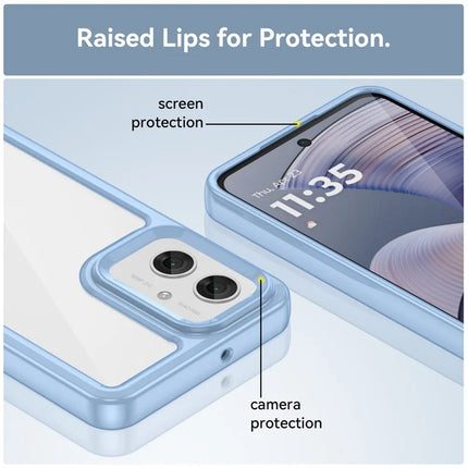 For Motorola Moto G55 5G Case TPU +Acrylic Protective Clear Phone Cover
