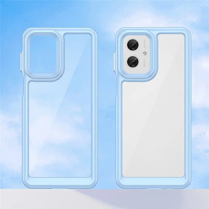 For Motorola Moto G55 5G Case TPU +Acrylic Protective Clear Phone Cover