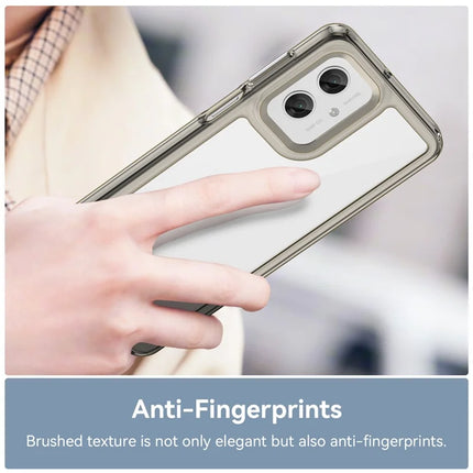For Motorola Moto G55 5G Case TPU +Acrylic Protective Clear Phone Cover
