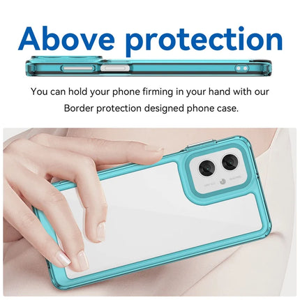 For Motorola Moto G55 5G Case TPU +Acrylic Protective Clear Phone Cover