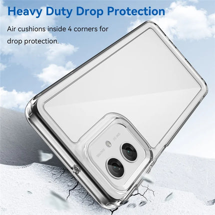 For Motorola Moto G55 5G Case TPU +Acrylic Protective Clear Phone Cover