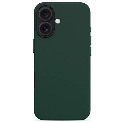 KZDOO Noble Collection Series For iPhone 16 Case PU+PC Shockproof Phone Cover - Green
