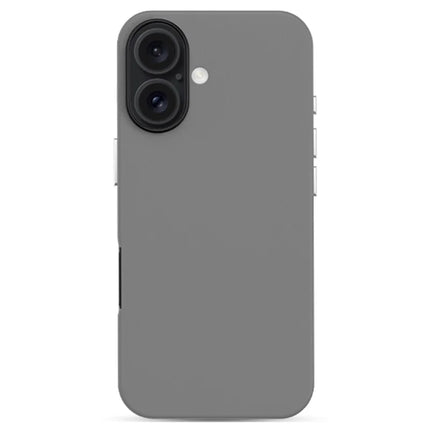 KZDOO Noble Collection Series For iPhone 16 Case PU+PC Shockproof Phone Cover - Titanium Grey