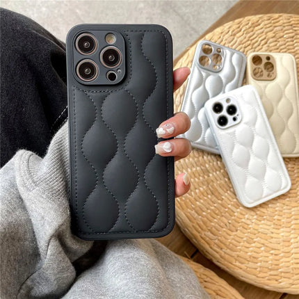ShopCaseCart Model Case  For  iPhone 15 Pro Max Case Stitching PU Covered TPU Protective Phone Cover
