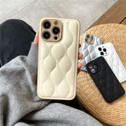 ShopCaseCart Model Case  For  iPhone 15 Pro Max Case Stitching PU Covered TPU Protective Phone Cover