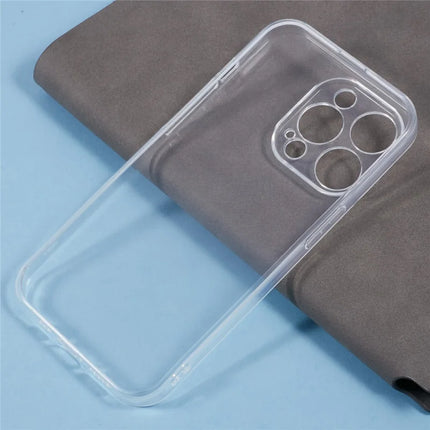 For iPhone 13 Pro Max Shockproof Case 1.5mm Thickness Clear TPU Phone Cover