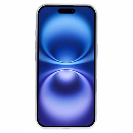 For iPhone 16 Plus Shockproof Case 1.5mm Thickness Clear TPU Phone Cover
